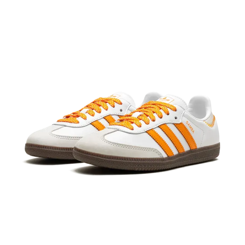 Adidas Samba OG WMNS WHITE EQUIPMENT ORANGE Womens