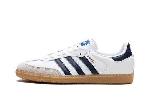 Adidas Samba OG Cloud White Night Indigo Mens — Classic Heritage, Modern Wearability