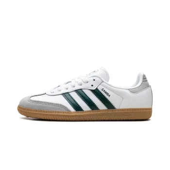 Adidas Samba OG WMNS White Collegiate Green Gum Womens