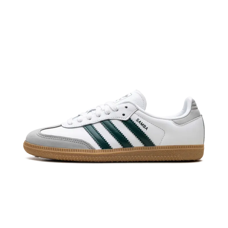 Adidas Samba OG WMNS White Collegiate Green Gum Womens