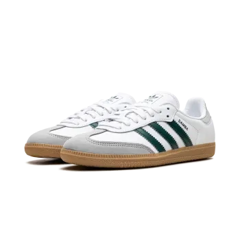 Adidas Samba OG WMNS White Collegiate Green Gum Womens