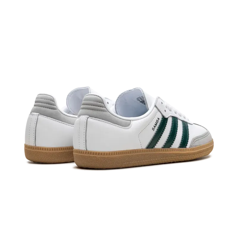 Adidas Samba OG WMNS White Collegiate Green Gum Womens