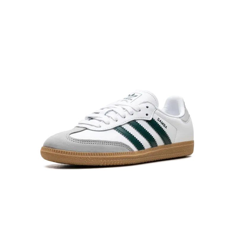 Adidas Samba OG WMNS White Collegiate Green Gum Womens