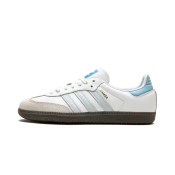 Adidas Samba OG White / Halo Blue Mens