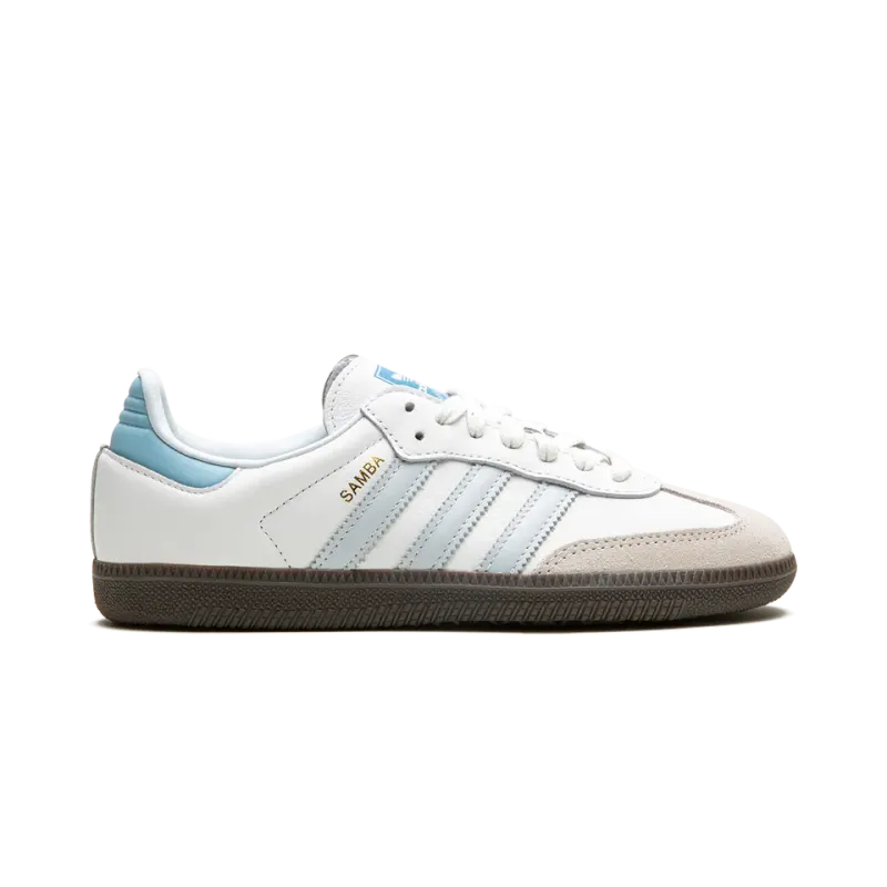 Adidas Samba OG White / Halo Blue Mens