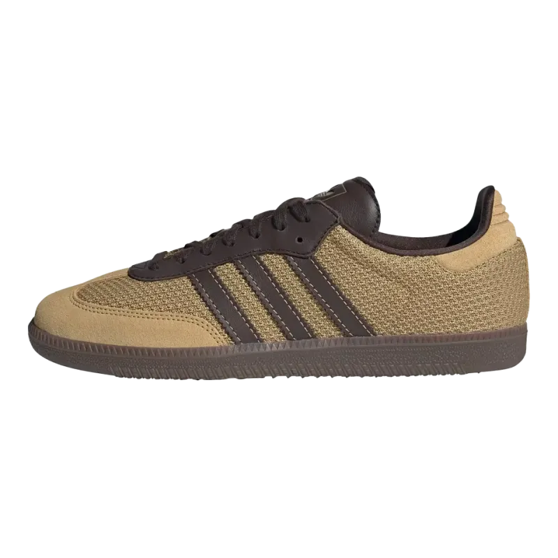 Adidas SAMBA OG Golden Beige Dark Brown Mens