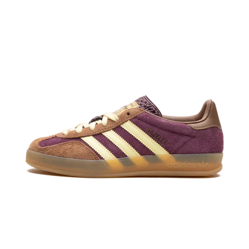 Adidas Gazelle Indoor Maroon Almost Yellow Mens