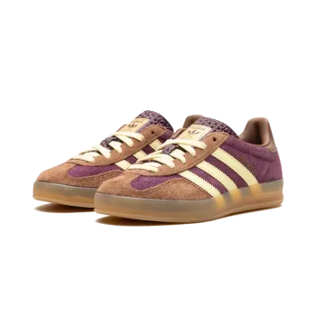 Adidas Gazelle Indoor Maroon Almost Yellow Mens