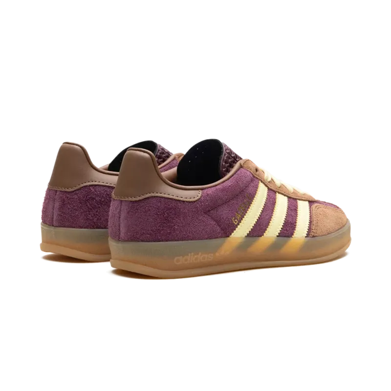 Adidas Gazelle Indoor Maroon Almost Yellow Mens
