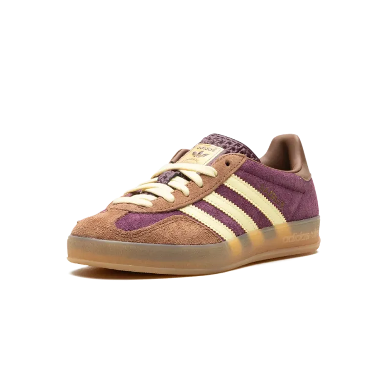 Adidas Gazelle Indoor Maroon Almost Yellow Mens