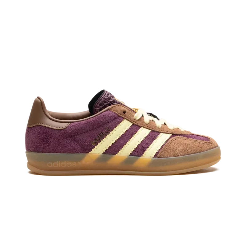 Adidas Gazelle Indoor Maroon Almost Yellow Mens