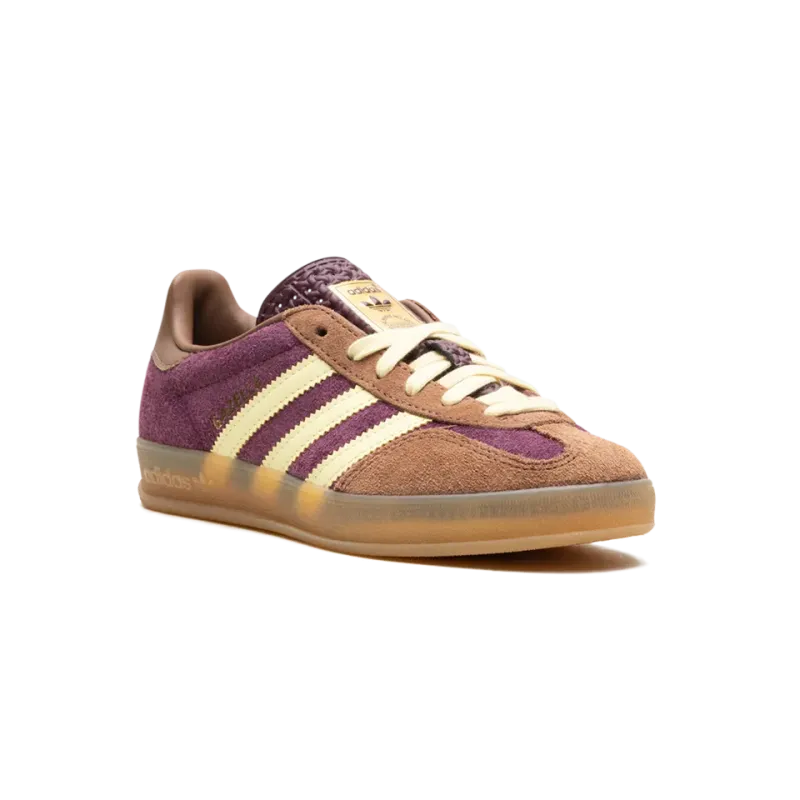 Adidas Gazelle Indoor Maroon Almost Yellow Mens
