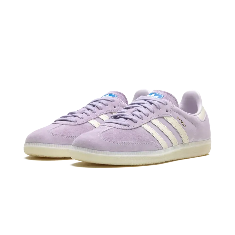 Adidas Samba OG silver dawn/chalk white/off white Mens