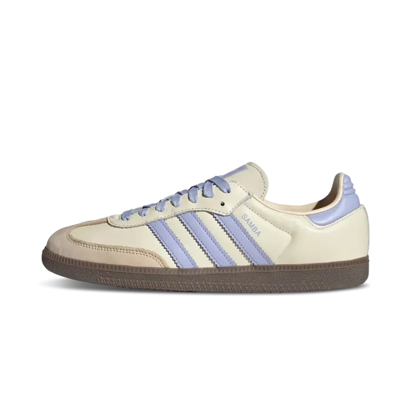 Adidas Samba OG WMNS Cream White Violet Womens