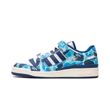 Adidas Adidas Forum '84 Low Bape 30th Anniversary Blue Camo Mens