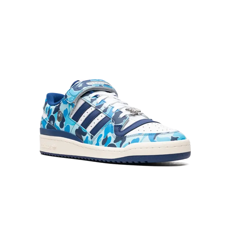 Adidas Adidas Forum '84 Low Bape 30th Anniversary Blue Camo Mens