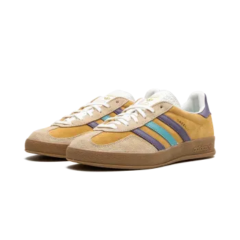 Adidas Gazelle Indoor Orange Purple Mens