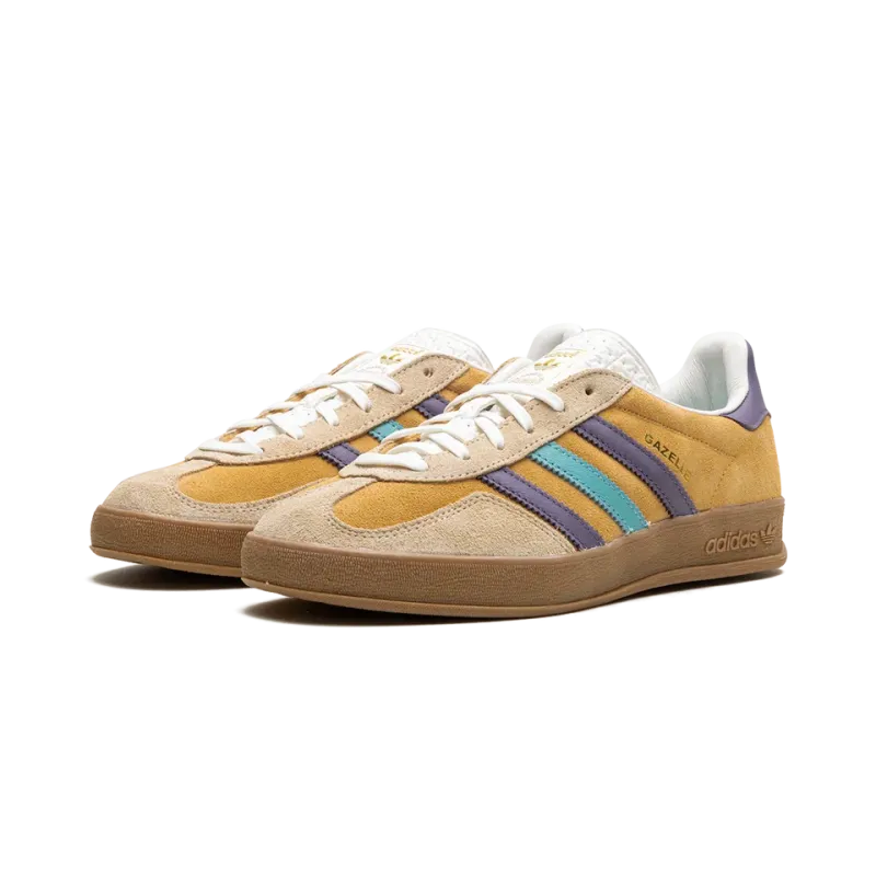 Adidas Gazelle Indoor Orange Purple Mens