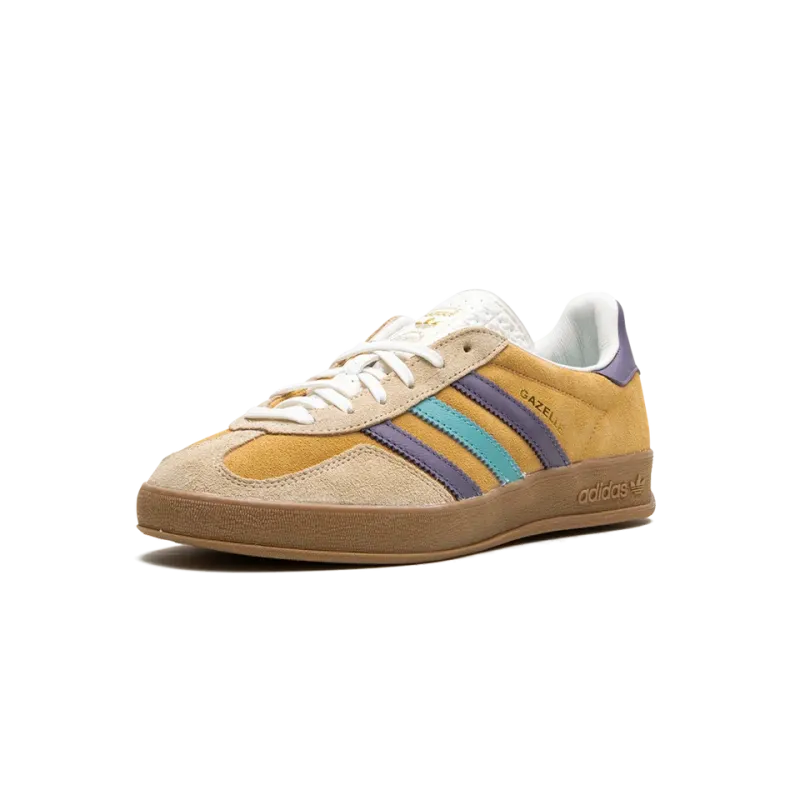 Adidas Gazelle Indoor Orange Purple Mens