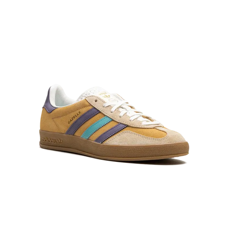 Adidas Gazelle Indoor Orange Purple Mens