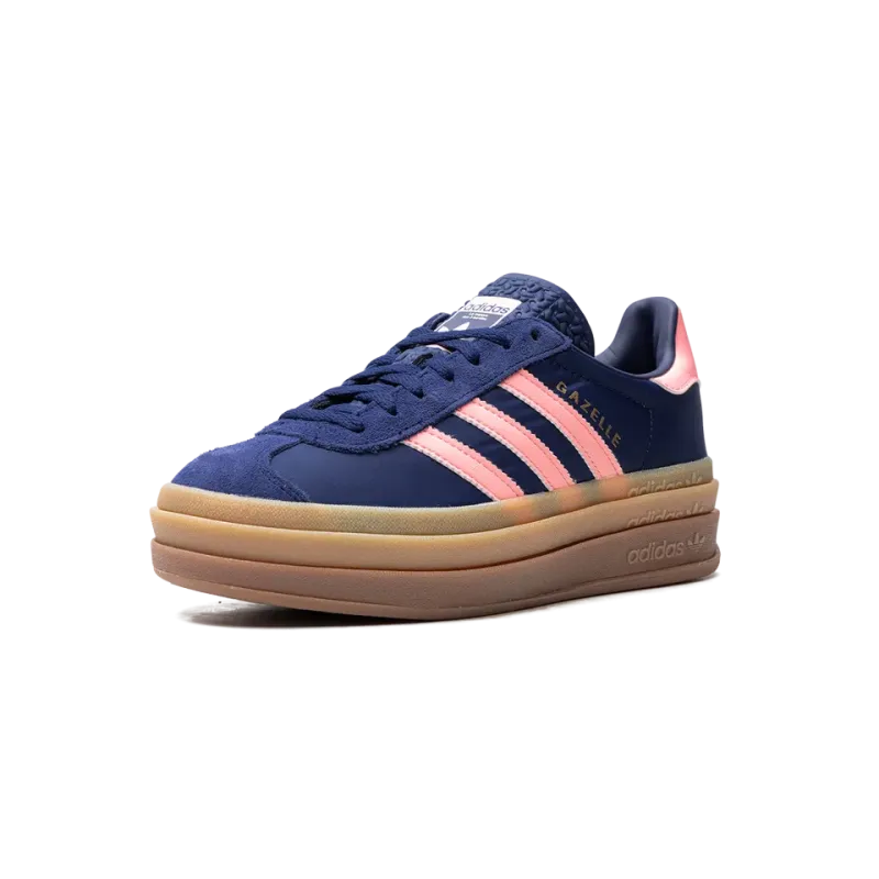 Adidas Gazelle Bold WMNS Dark Blue Pink Spark Womens