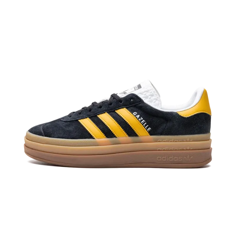 Adidas Gazelle Bold Wmns Black Bold Gold Womens