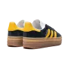Adidas Gazelle Bold Wmns Black Bold Gold Womens