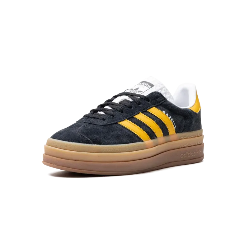 Adidas Gazelle Bold Wmns Black Bold Gold Womens