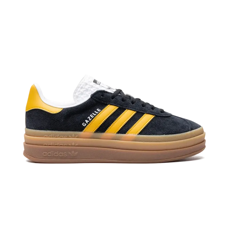 Adidas Gazelle Bold Wmns Black Bold Gold Womens