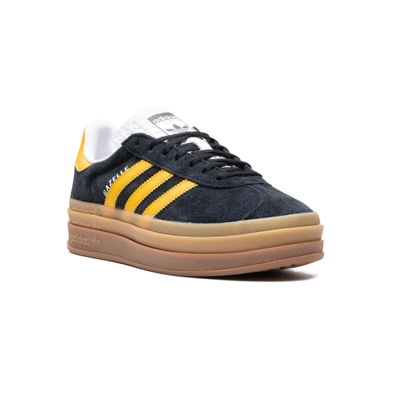 Adidas Gazelle Bold Wmns Black Bold Gold Womens