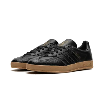 Adidas Gazelle Indoor Core Black Snakeskin Mens