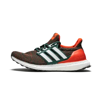 Adidas Ultra Boost Miami Hurricanes Mens
