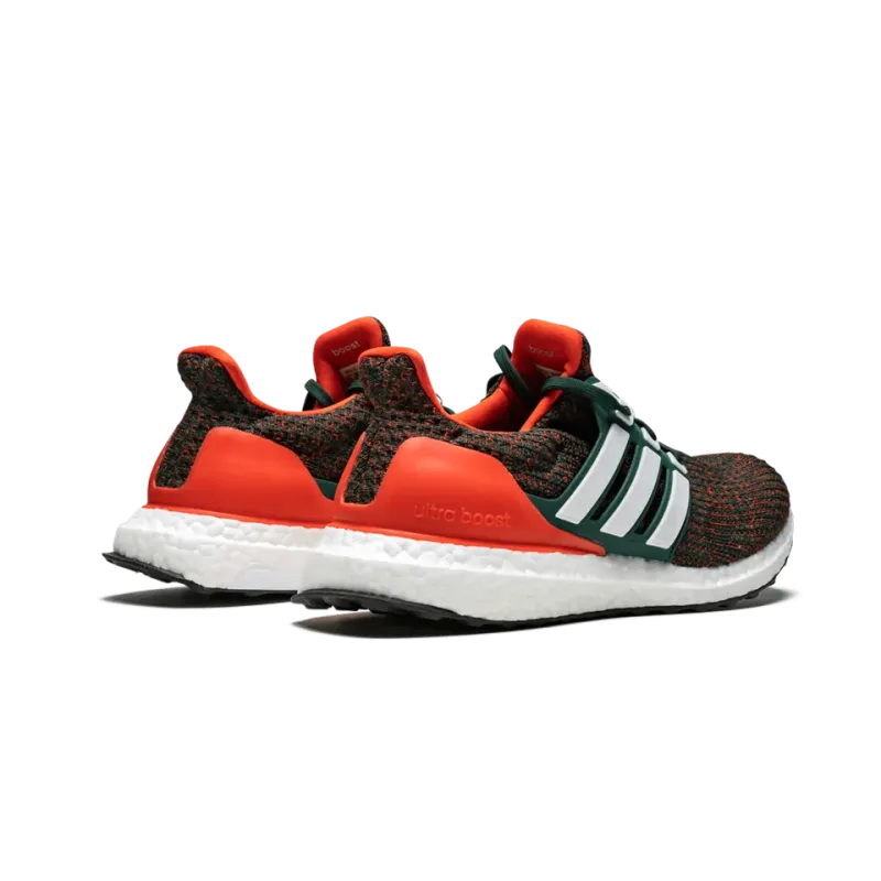 Adidas Ultra Boost Miami Hurricanes Mens