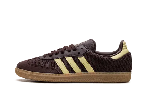 Samba Revival: Adidas Samba OG WMNS in Shadow Brown & Powder Yellow