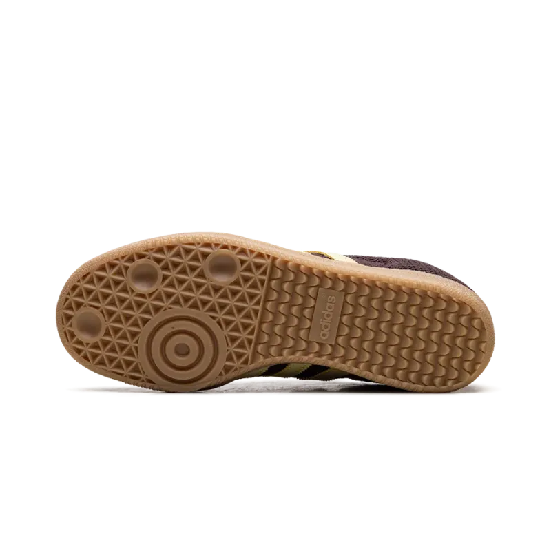 Adidas Samba OG WMNS Shadow Brown Powder Yellow Womens
