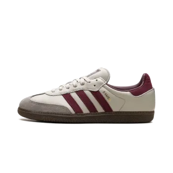 Adidas Samba OG Putty Grey Maroon Mens