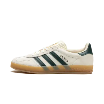 Adidas Gazelle Indoor Cream White Green Gum Mens