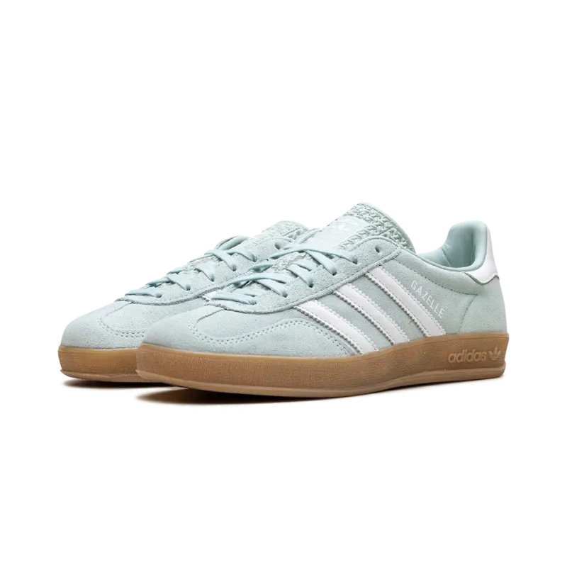 Adidas Gazelle Indoor WMNS Ash Green White Womens