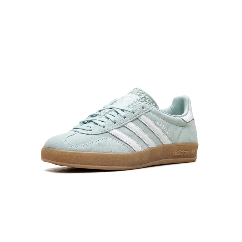 Adidas Gazelle Indoor WMNS Ash Green White Womens