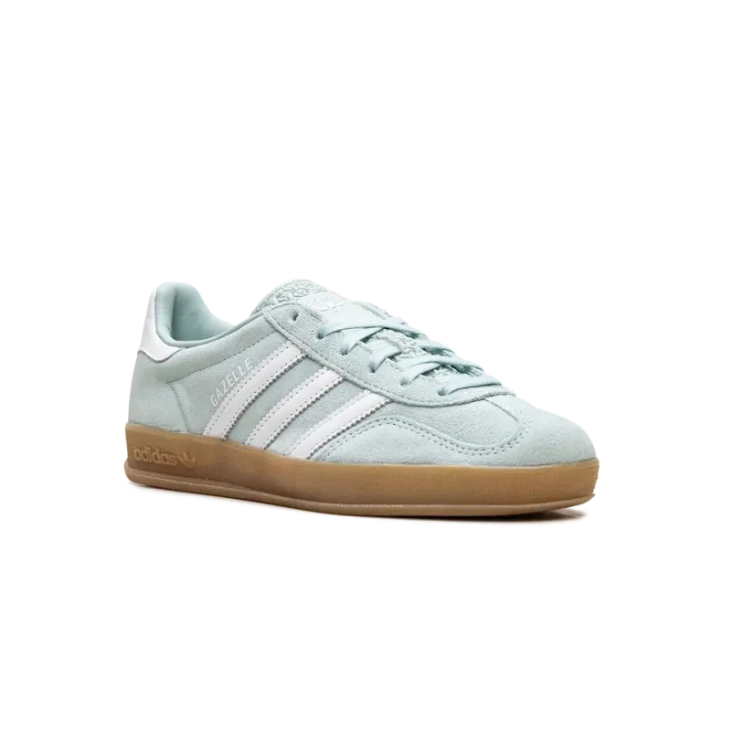 Adidas Gazelle Indoor WMNS Ash Green White Womens