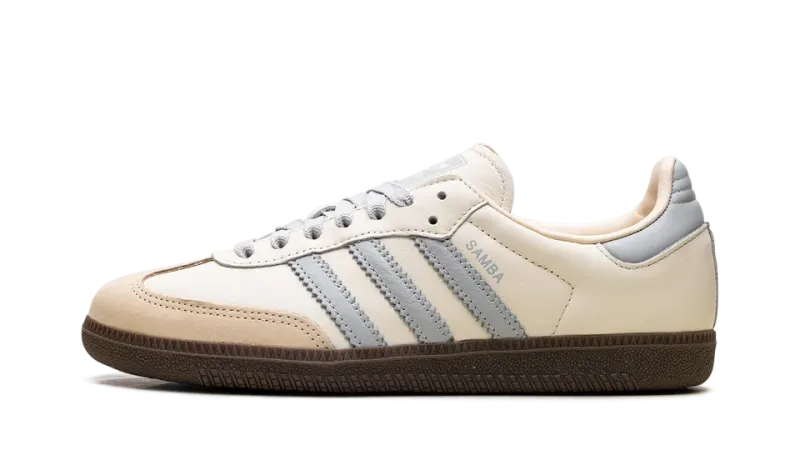 Wrap Up Retro Cool: Adidas Samba OG WMNS in Cream White Wonder Silver — A Perfect Holiday Gift