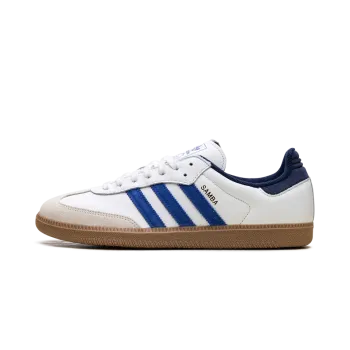 Adidas Samba OG Core White Royal Blue Mens