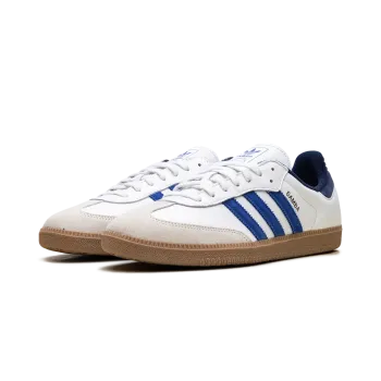 Adidas Samba OG Core White Royal Blue Mens