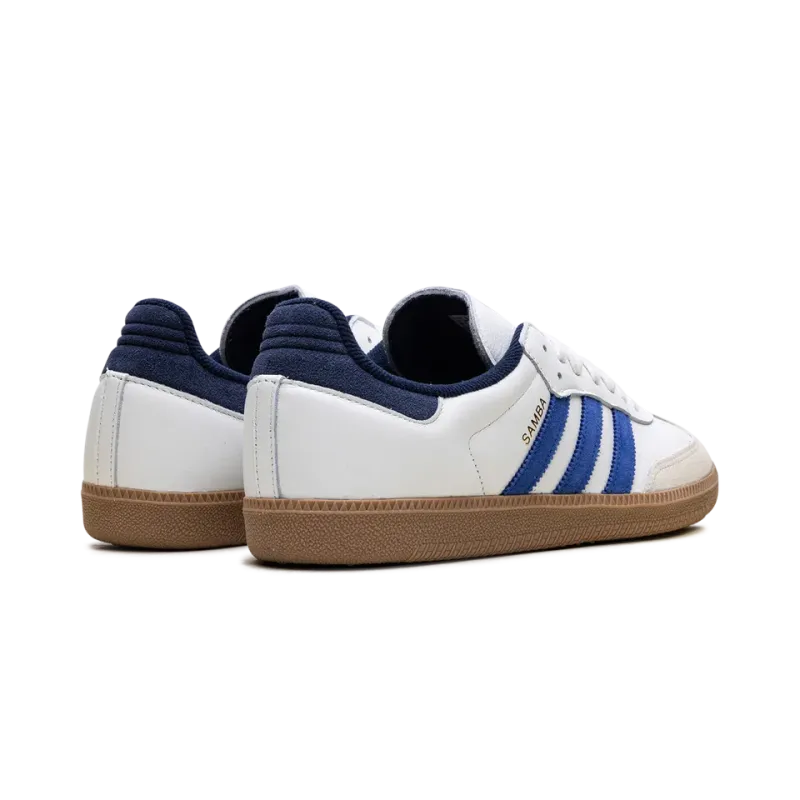 Adidas Samba OG Core White Royal Blue Mens