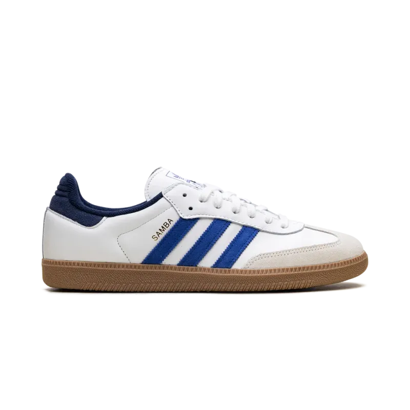 Adidas Samba OG Core White Royal Blue Mens