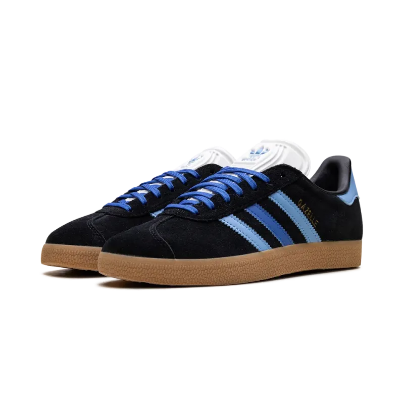 Adidas Gazelle WMNS Black Light Blue Womens