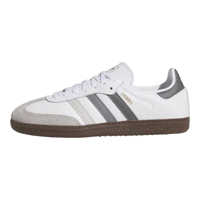 Adidas Samba OG GS White Grey Grade School
