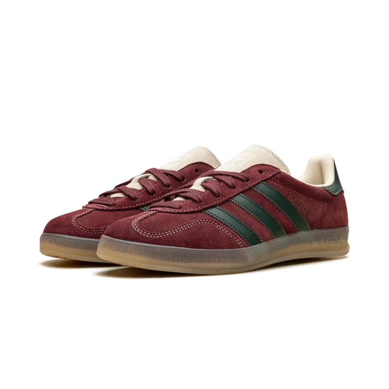 Adidas Gazelle Indoor Shadow Red Shadow Green Mens