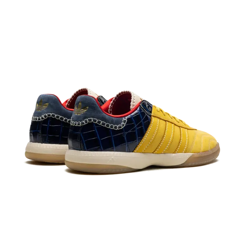Adidas Samba Millenium Wales Bonner - Fade Gold / Navy Croc Mens