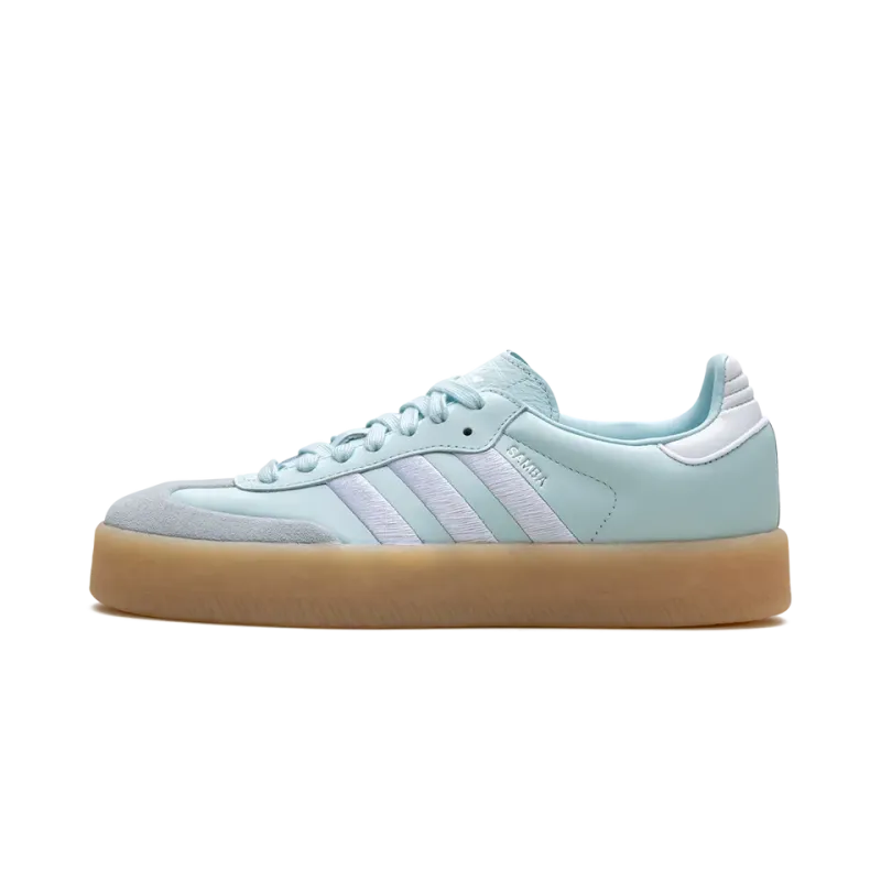 Adidas Sambae WMNS Almost Blue Silver Metallic Gum Womens